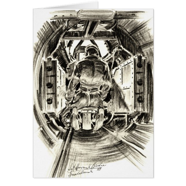 Artilleur 1943 de la queue B-17 (Devant)