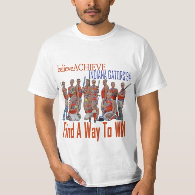 Artindiana-Alligatort-shirt der Männer T-Shirt (Vorderseite)