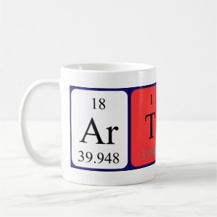 Artis nom de table périodique mug