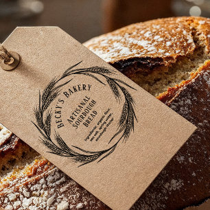 Artisan Baker Weizen-Kranz Organisches Sauerteigbr Gummistempel