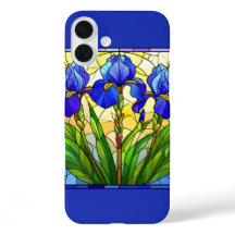 Artisan Blue Iris Vitré iPhone / coque Pad