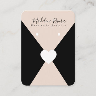 Artisan Earring Display Cards Telefonnummerkarte
