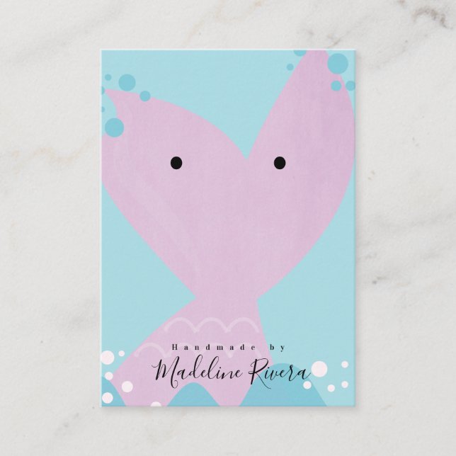 Artisan Earring Display Cards Telefonnummerkarte (Vorderseite)