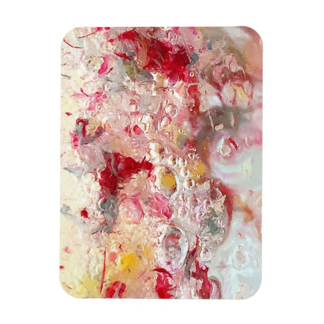 Artisan Frig Magnet, Abstrakt Art Piece Magnet (Vertikal)