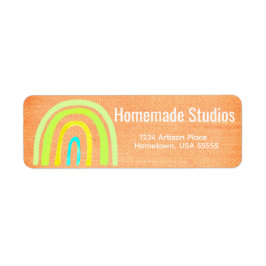 Artisan Rohleinwand Regenbogen Handgemachte Freude