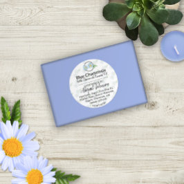 Artisan Soap Blue Chamomile Label 🧼 Runder Aufkleber