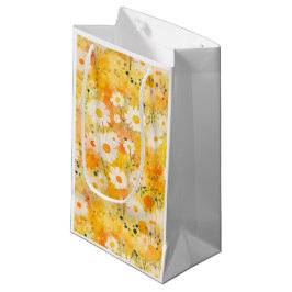 Artisan Wildblumen Yellow Orange Happy Daisies Kleine Geschenktüte
