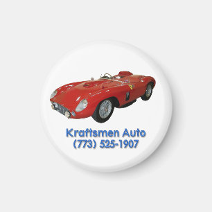 Artisanat Auto Police Bleue / Magnet de voiture Ro