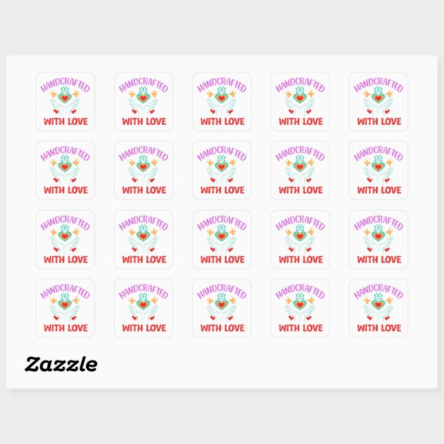 Artisanat avec Stickers Amour (Feuille)
