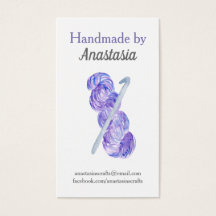 Artisanat en Crochet violet fait main