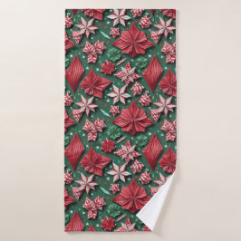 Artisanat origami de Noël 12 - Serviette de bain