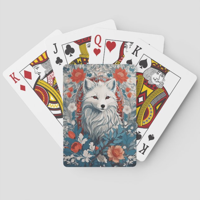 Artische Foxenwelt Spielkarten (Rückseite)