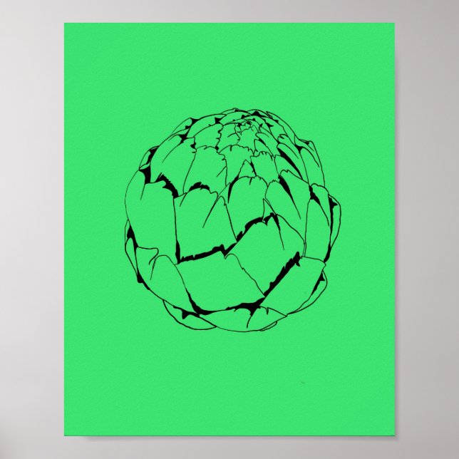 Artischocke Poster (Vorne)
