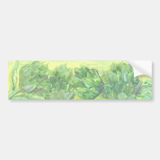 Artischocken Autoaufkleber (Vorne)