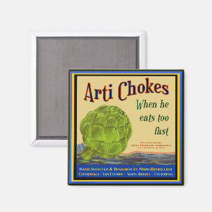 Artischocken-Weihnachtsbaum-Kunstmagnet Magnet