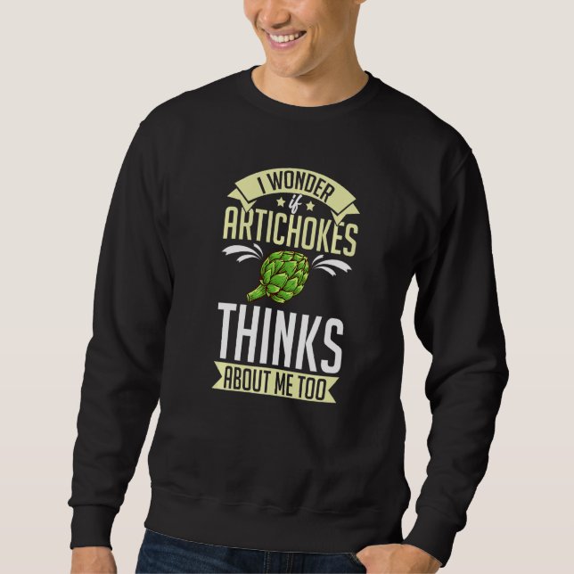 Artischockenpflanzen-Rezept Gemüse-Blumen-Dip-Same Sweatshirt (Vorderseite)