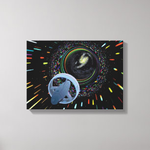 Artist Concept Spacecraft Alcubierre Warm Drive Leinwanddruck