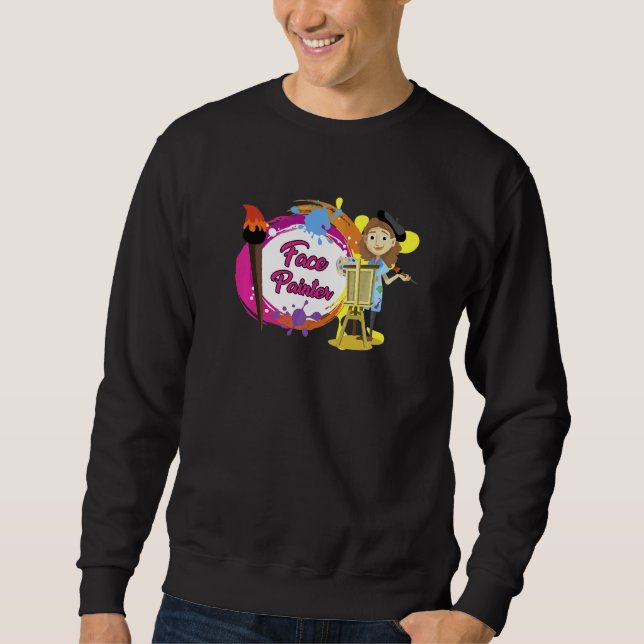 Artist Faces Painter   Sweatshirt (Vorderseite)