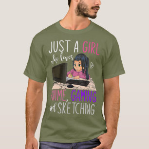 Artist Gamer Girls Gift T-Shirt