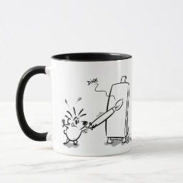 ARTIST MAKES MISTAKE von Jeff Willis Art Tasse