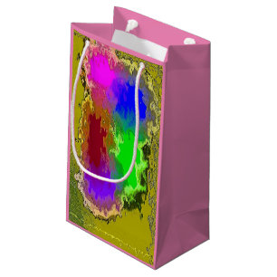 "Artist Palette" Kleine, glänzende Geschenktasche Kleine Geschenktüte