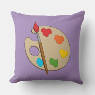 Artist Palette mit Pinsel Kissen