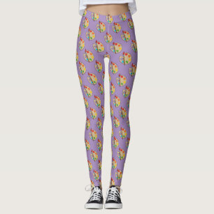 Artist Palette mit Pinsel Leggings