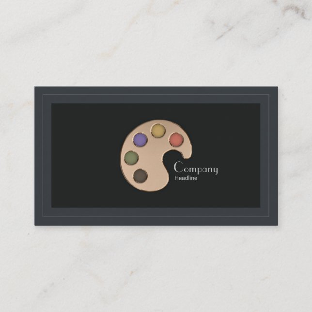 Artist Palette Visitenkarte (Vorderseite)