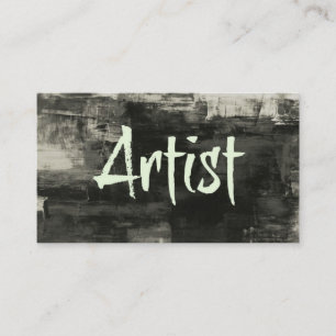 Artist Rustic Business Card Visitenkarte
