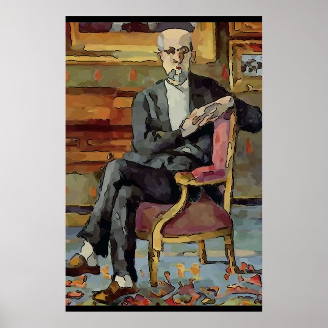 Artist Sitting Poster (Vorne)