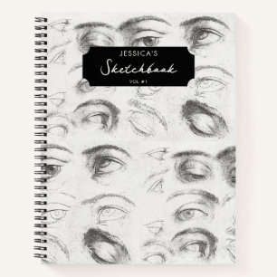 Artist Zeichnend Art Sketchbook Individuelle Name Notizbuch