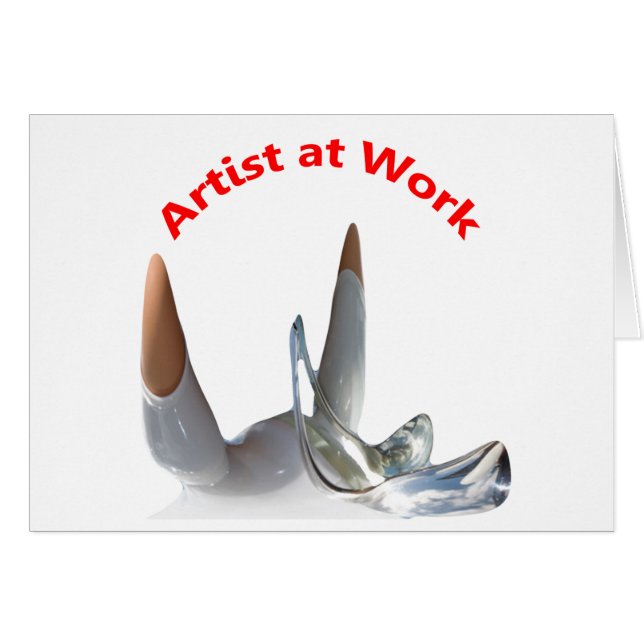 Artiste au travail (Devant horizontal)