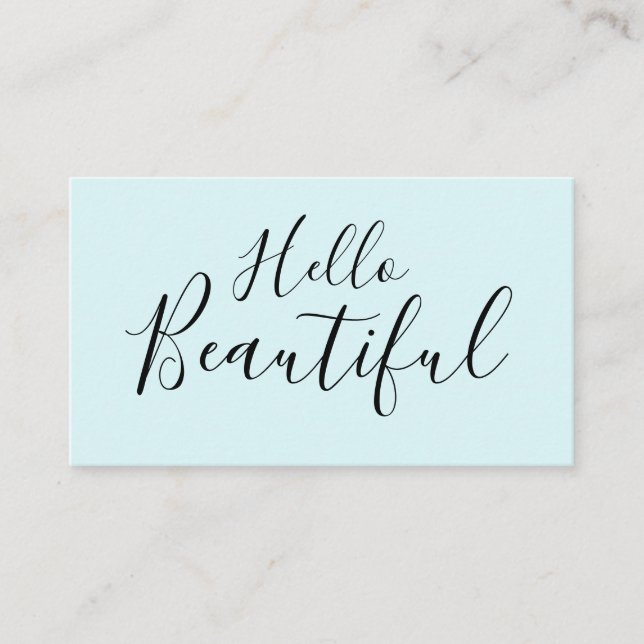 Artiste de maquillage / coiffeur carte de visite t (Devant)