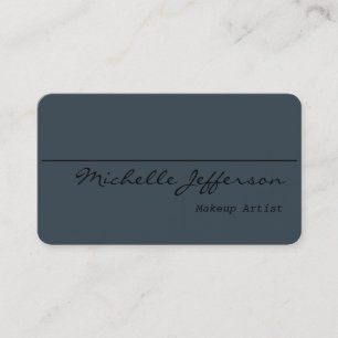 Artiste de maquillage de coin rond Carte de visite