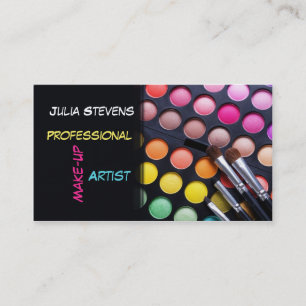 Artiste de maquillage professionnel, carte de