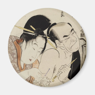 Artiste de tatouage japonais Magnet d'art