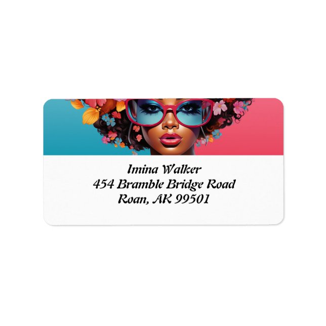 Artiste dévoilée : Étiquette de délices divins (Devant)