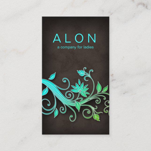 Artiste maquillage Carte de visite de beauté Flora (Devant)