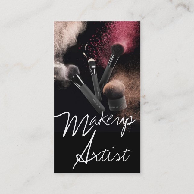 Artiste maquillage, Cosmetologie, Carte de visite  (Devant)