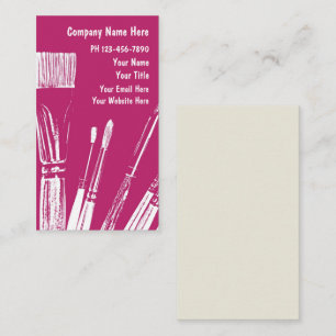 Artiste peintre Cartes de visite