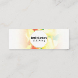 Artiste | Wasserfarbenfahne Mini Visitenkarte