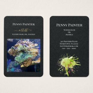 ARTISTES CARTES D'AFFAIRES ET DE PROFIL DE CONTACT