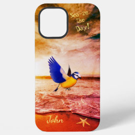 Artistic Beach Bird Sea iPhone 12 Pro Max Hülle