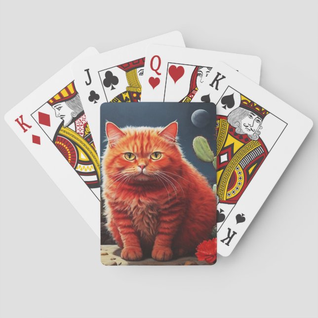 Artistic Cat Poker Cards Spielkarten (Rückseite)