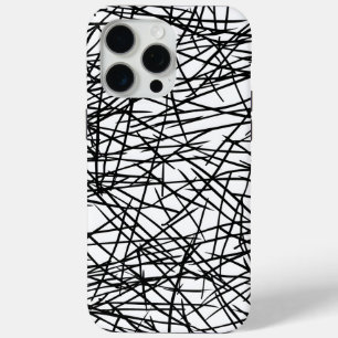 Artistic Chaotic Line Scribble Design 🎨 Case-Mate iPhone Hülle