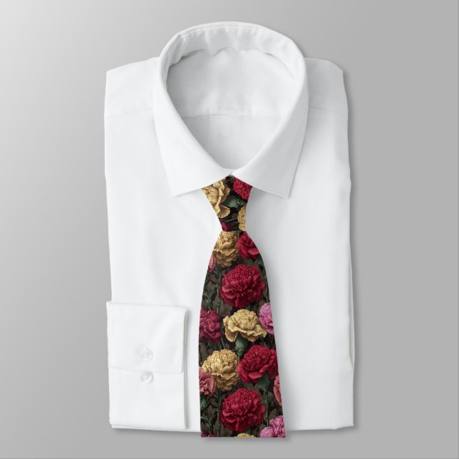 Artistic Dad Gifts Carnation Krawatte (Gebunden)