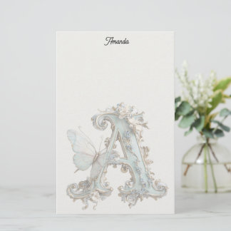 Artistic Decorated Letter A Briefpapier