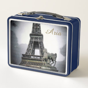 Artistic Eiffel Tower View Metall Brotdose