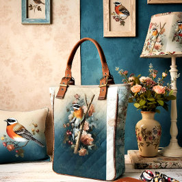Artistic Fabric Panel Birds Stoff