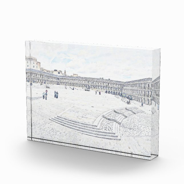 Artistic Halifax Piece Hall Heritage Landmark Fotoblock (Rechts)